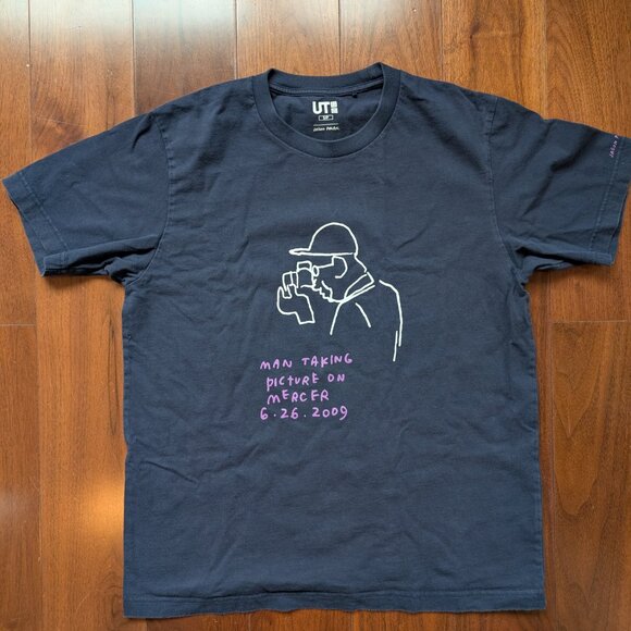 Vintage VTG Uniqlo x Jason Polan t-shirt size S - Picture 2 of 4